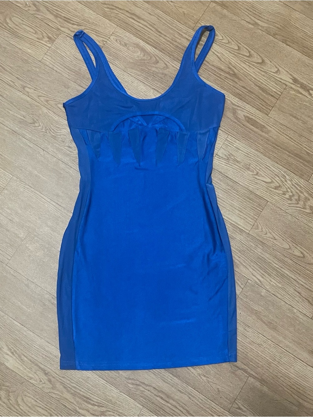 Women's Royal Blue Tank Bodycon Dress